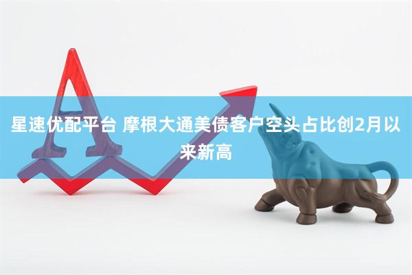 星速优配平台 摩根大通美债客户空头占比创2月以来新高