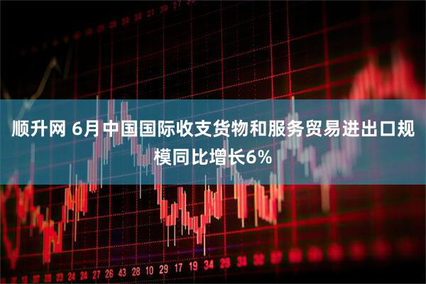 顺升网 6月中国国际收支货物和服务贸易进出口规模同比增长6%